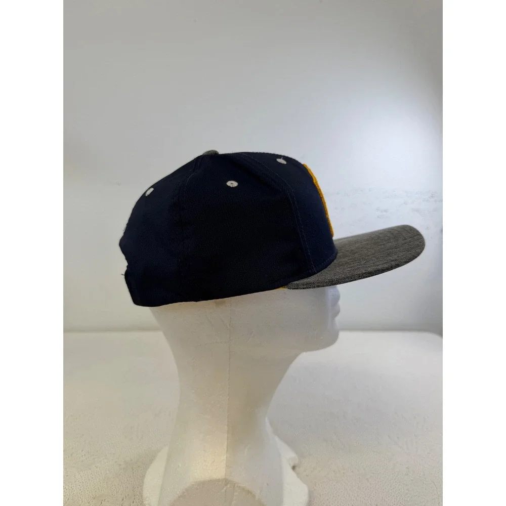 Adidas LA Galaxy MLS Youth Snapback Hat Navy Blue Grey Flat Brim Cap S8DEA
